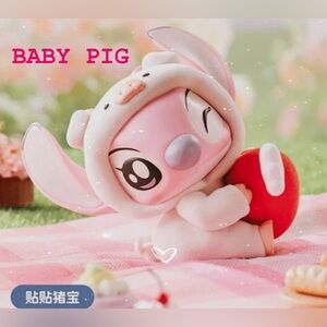 Miniso Disney Stitch Party Animals Series Confirmed - BABY PIG - 100% Authentic